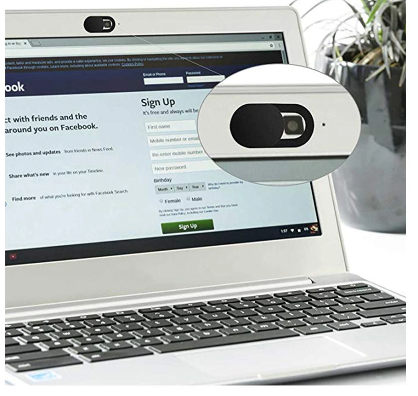 3 Pieces Set  Cam Cover Plastic Universal Camera Cover For Laptop