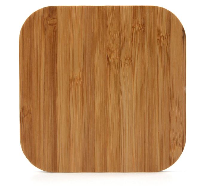 WOODEN Qi Wirless Charging Pad Mobile Dock Quick Charge Mobile Charger - Image 4