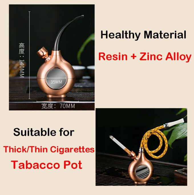 ZOBO-genuine-hookah-shisha-pipe-full-of-water-pipe-tobacco-smoke-pot-bucket-fashion-filter-holder-1