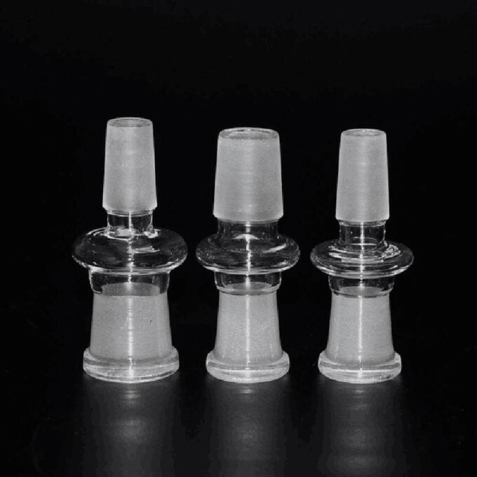 High Quality Quartz Adapter For Water Glass Pipes Hookah Pipes 14 Male To 18 Female Adapter 5